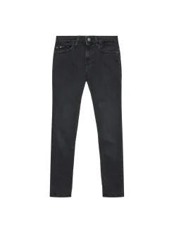 Jeans teen slim washed black denim