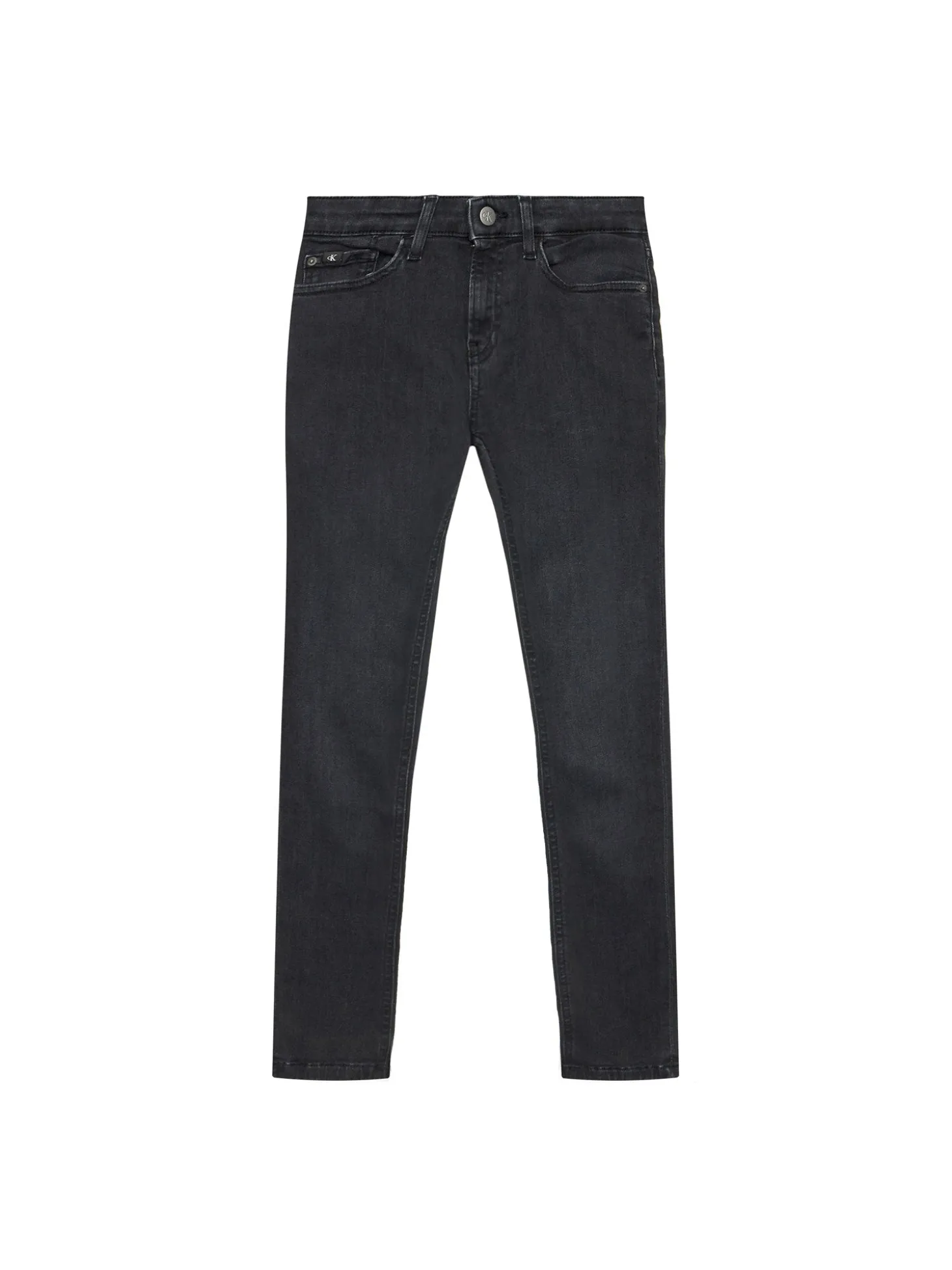 Jeans teen slim washed black denim