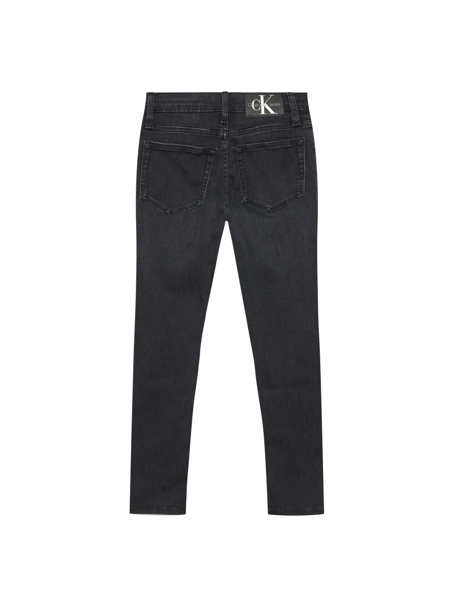 Jeans teen slim washed black denim