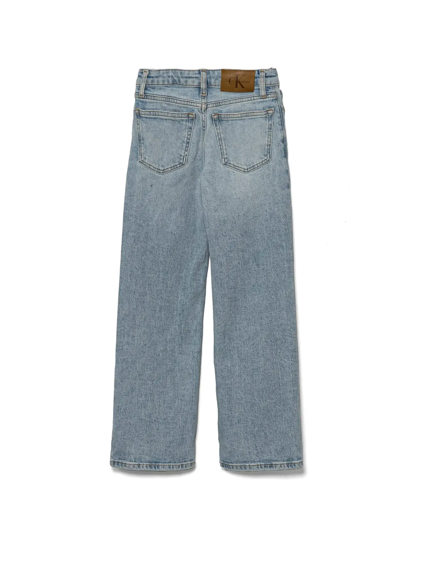 Jeans teen wide legin denim chiaro