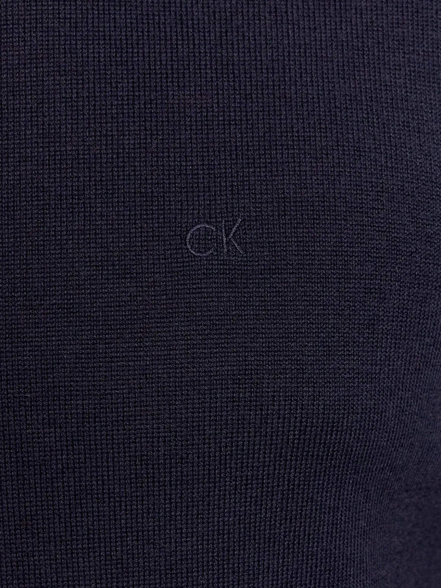 Maglia a girocollo in lana merino ink