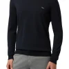 Maglia essentials in cotone e cashmere blu