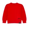 Maglia girocollo manica lunga Dullas rosso/nero