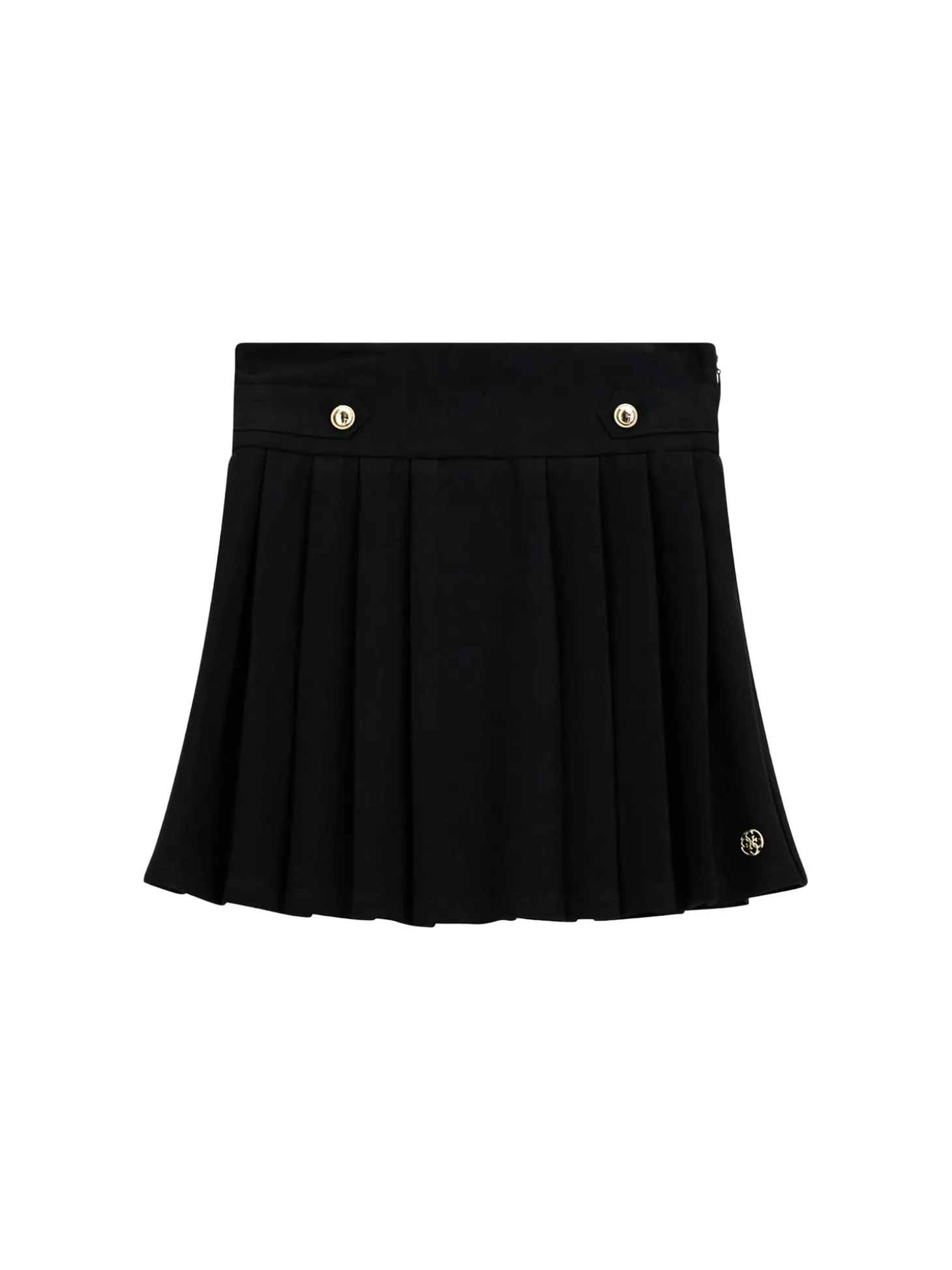 Mini gonna punto milano nero
