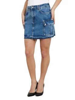 Minigonna Vivette jeand denim medio