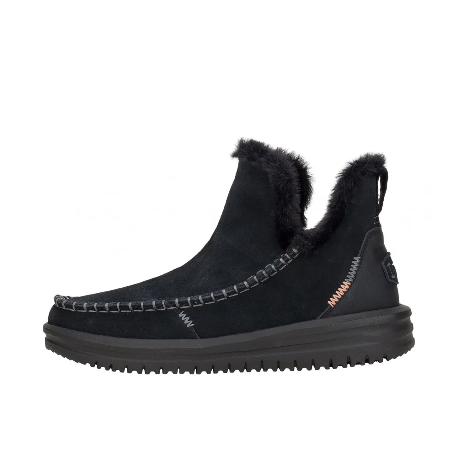 Mocassino Camden suede nero