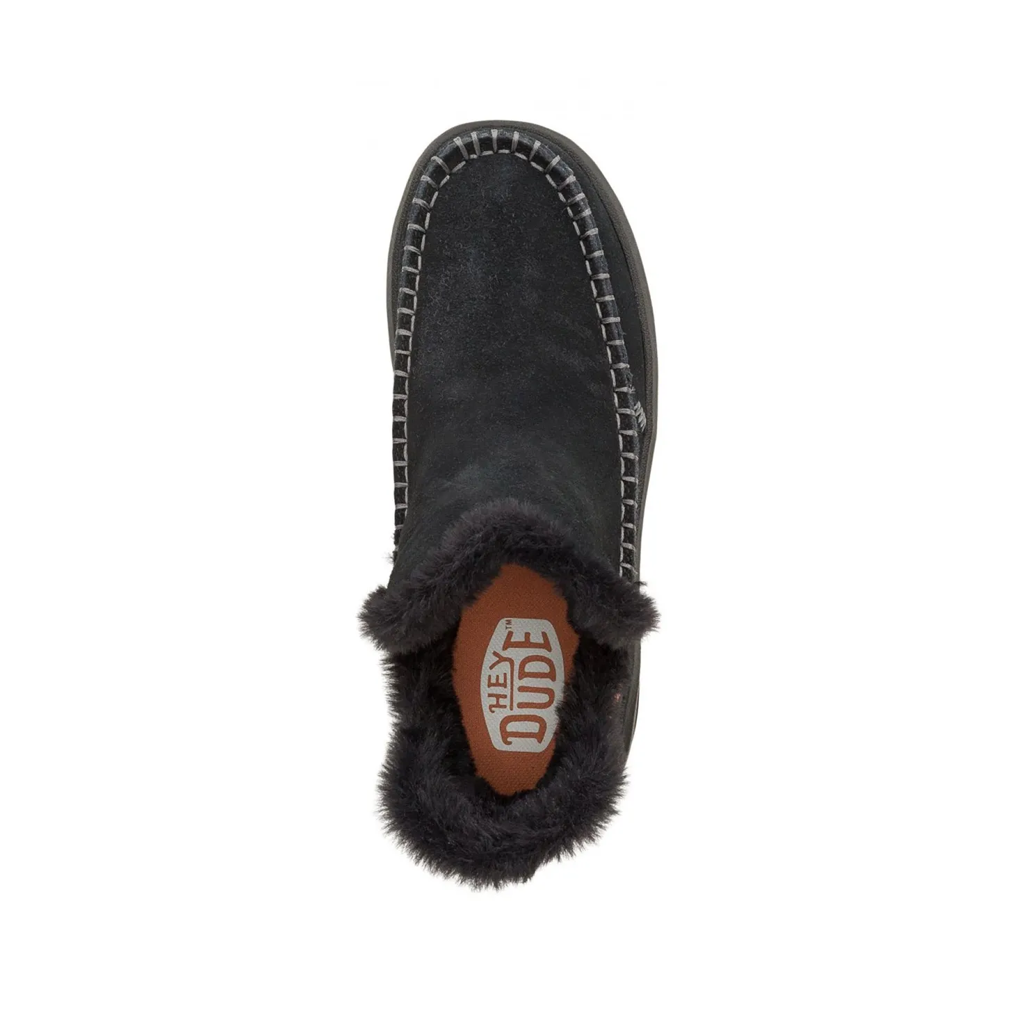 Mocassino Camden suede nero