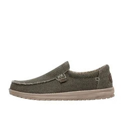 Mocassino Mikka Braided verde militare