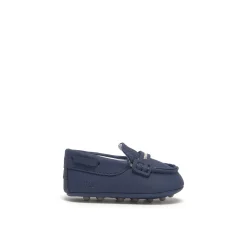 Mocassino neonato blu