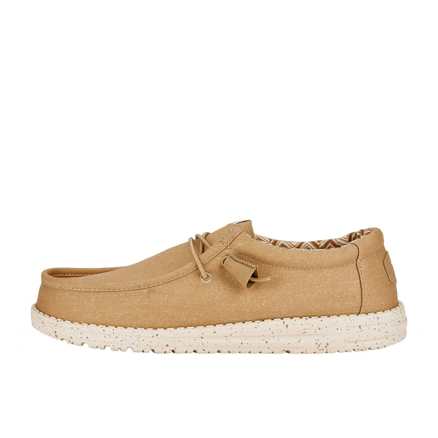 Mocassino Wally Canvas stone beige