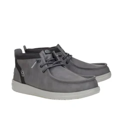 Mocassino Wally mid classic grigio/nero