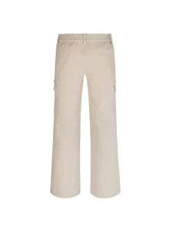 Pantalone cargo a zampa grigio