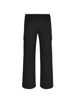 Pantalone cargo a zampa nero