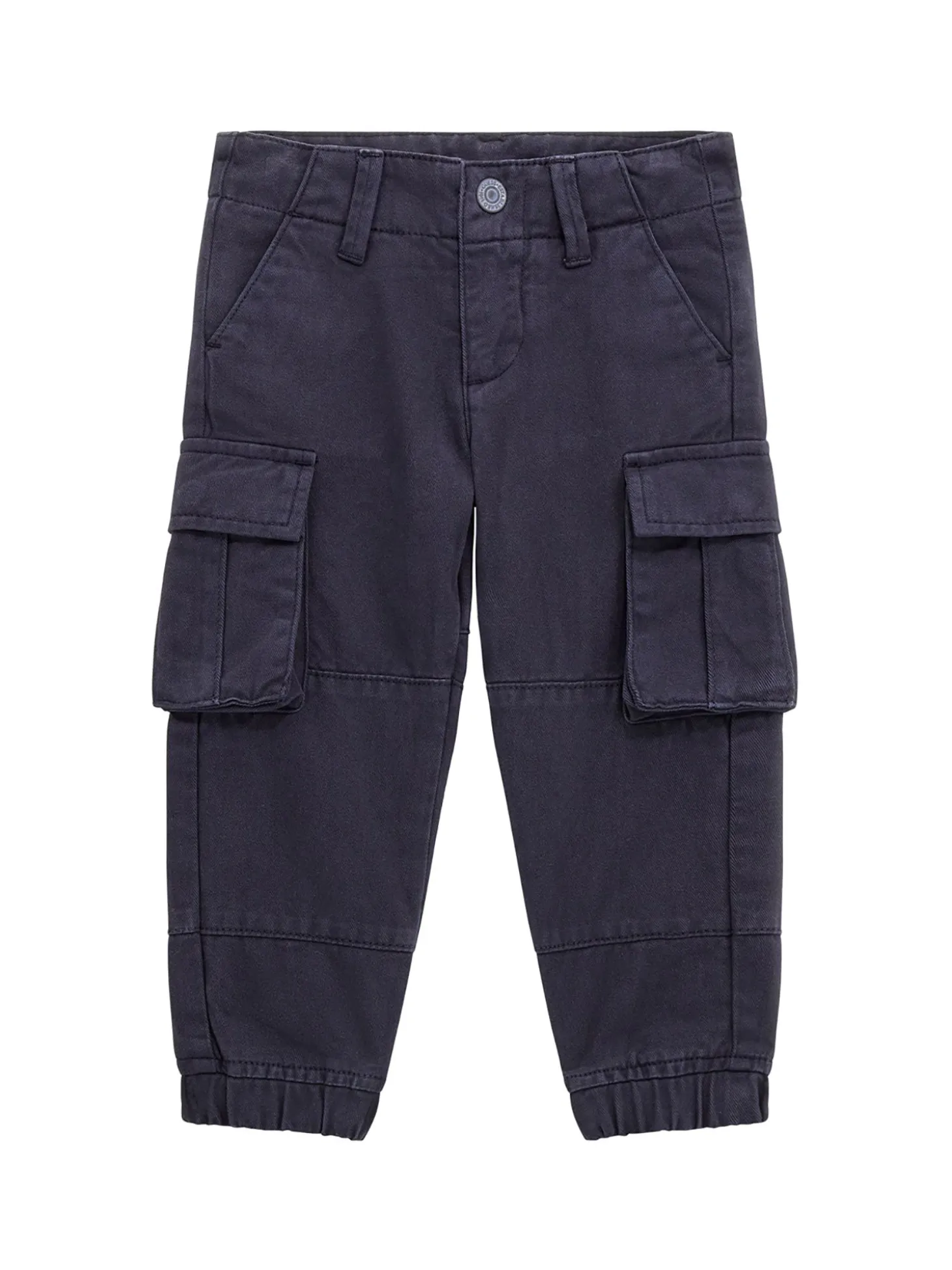 Pantalone cargo Gabardina blu