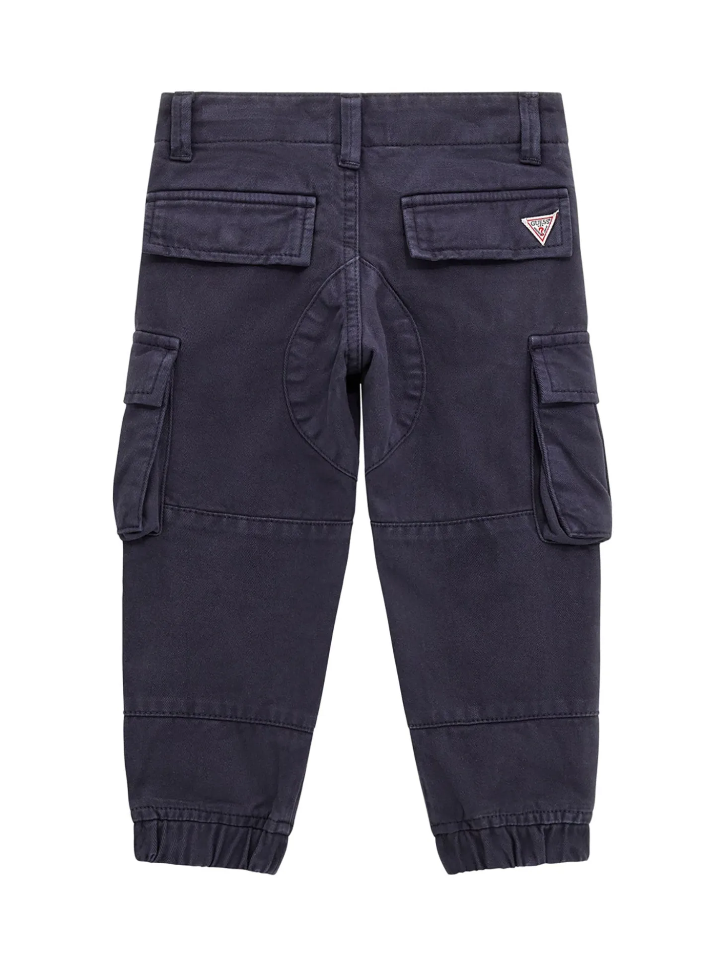 Pantalone cargo Gabardina blu
