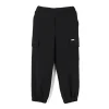 Pantalone cargo in jersey nero