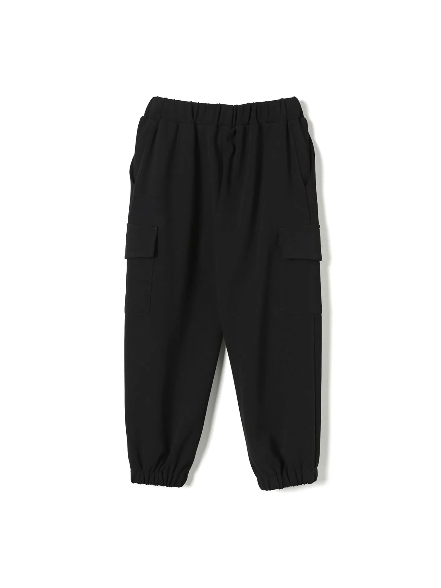 Pantalone cargo in jersey nero