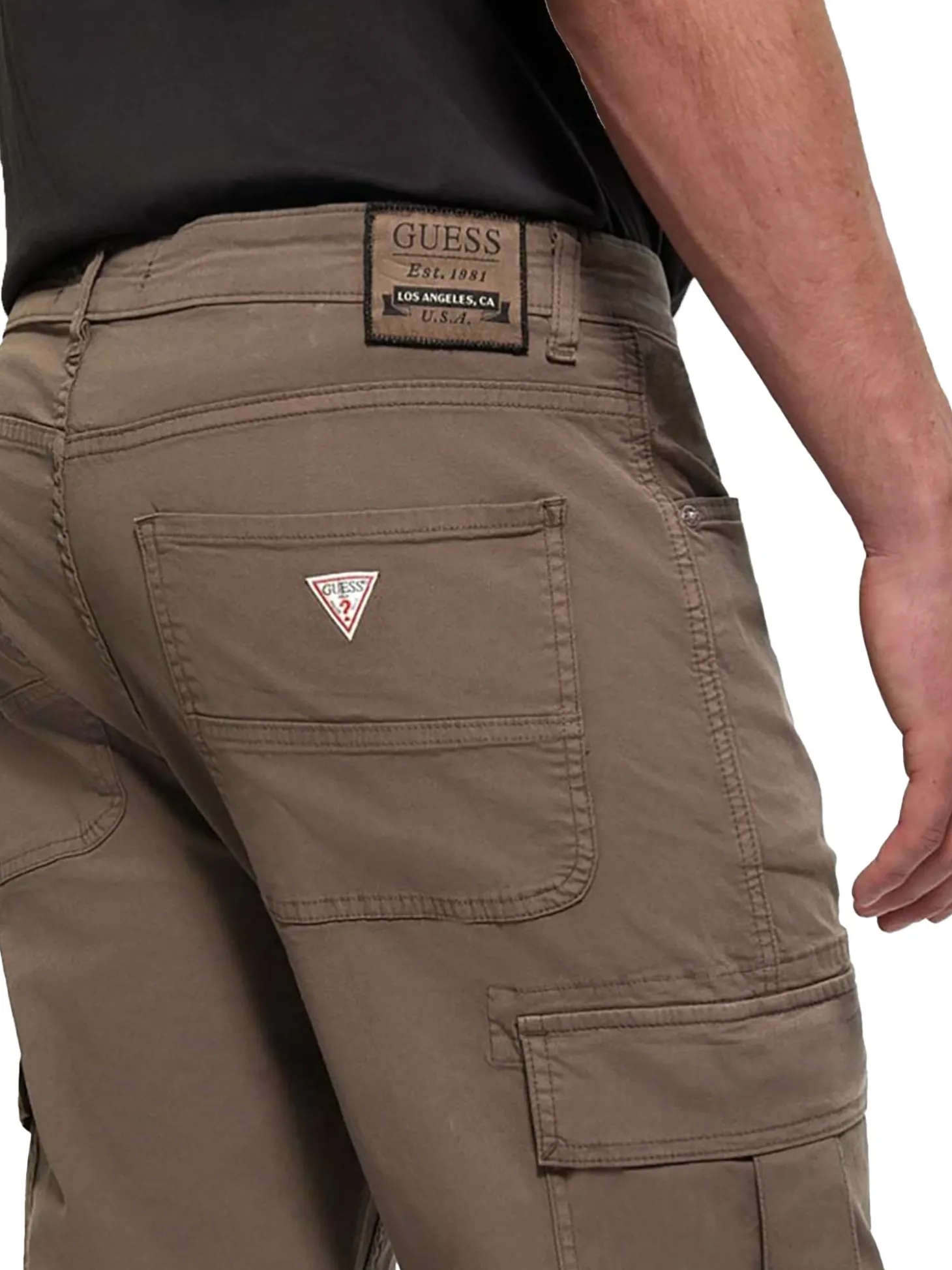 Pantalone cargo Julianne marrone