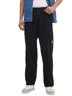 Pantalone cargo regular nero