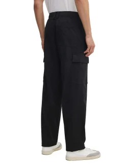 Pantalone cargo regular nero