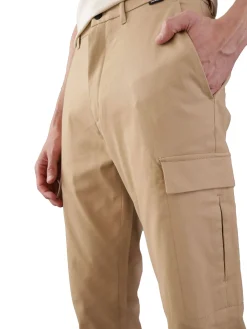 Pantalone cargo Twill beige
