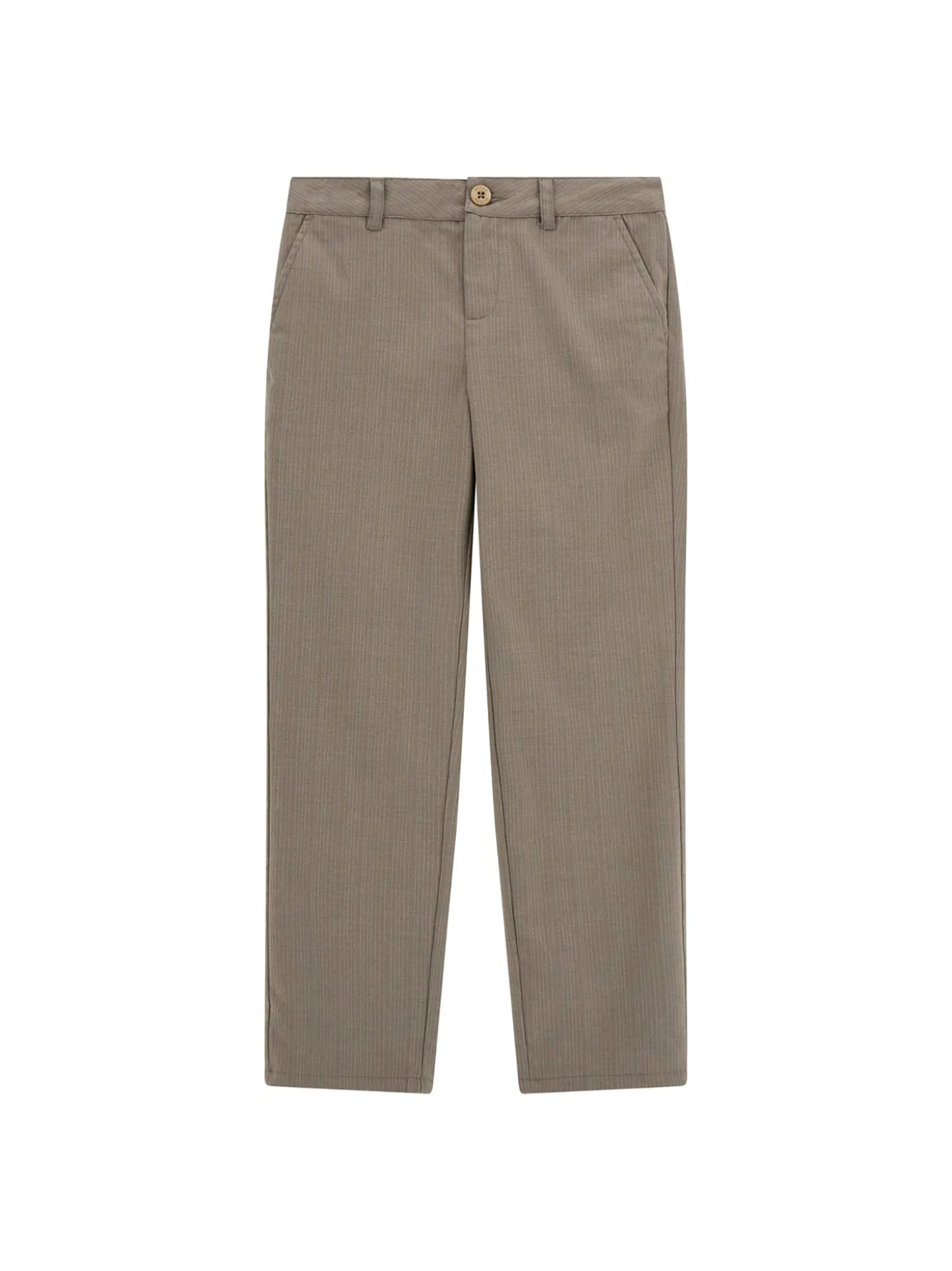 Pantalone cerimonia tasche america beige