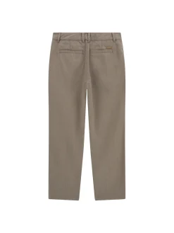 Pantalone cerimonia tasche america beige