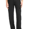 Pantalone chino cargo nero