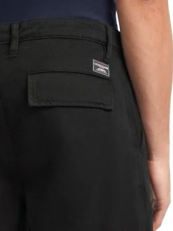 Pantalone chino cargo nero