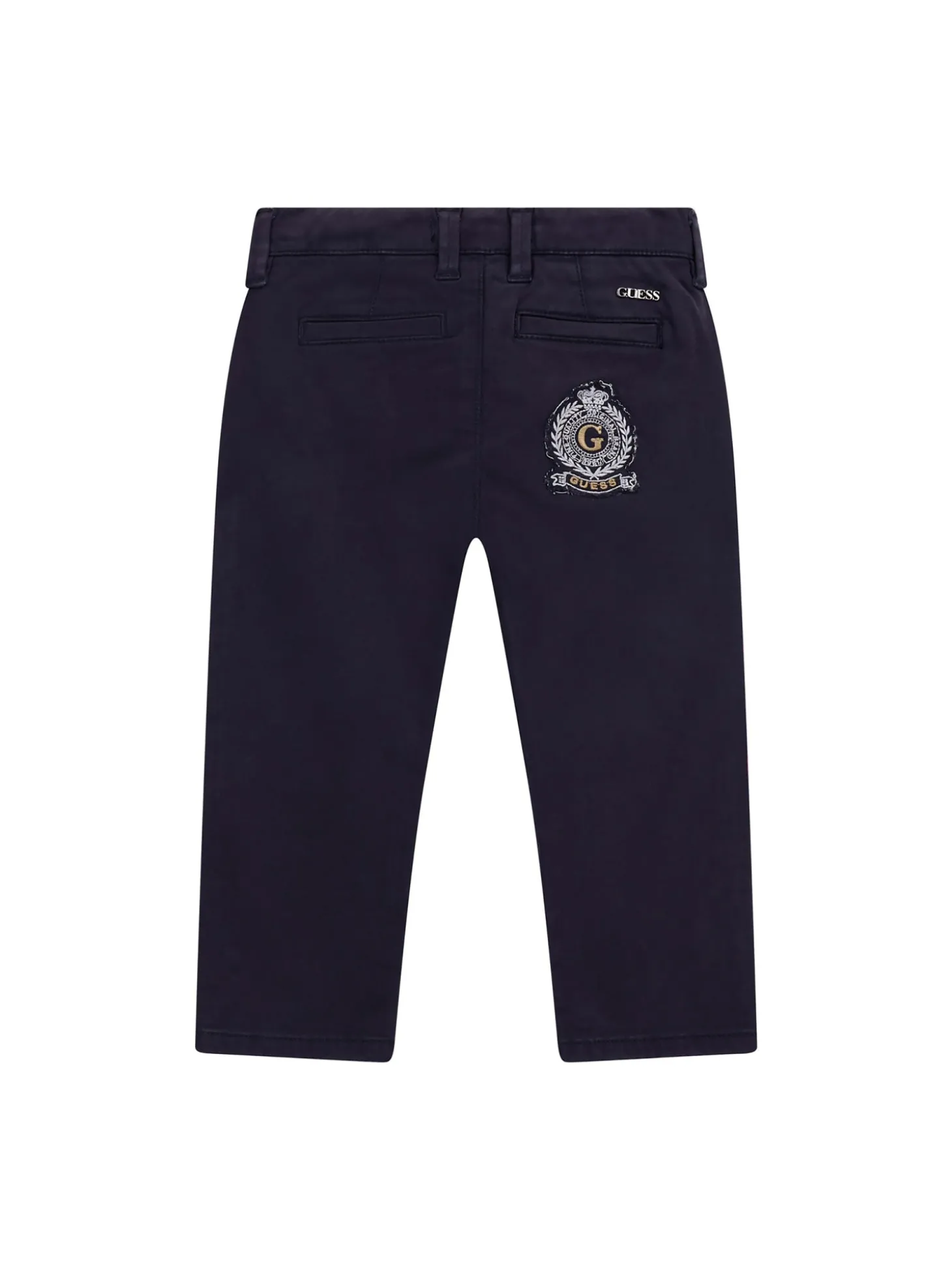 Pantalone chino neonato in cotone blu