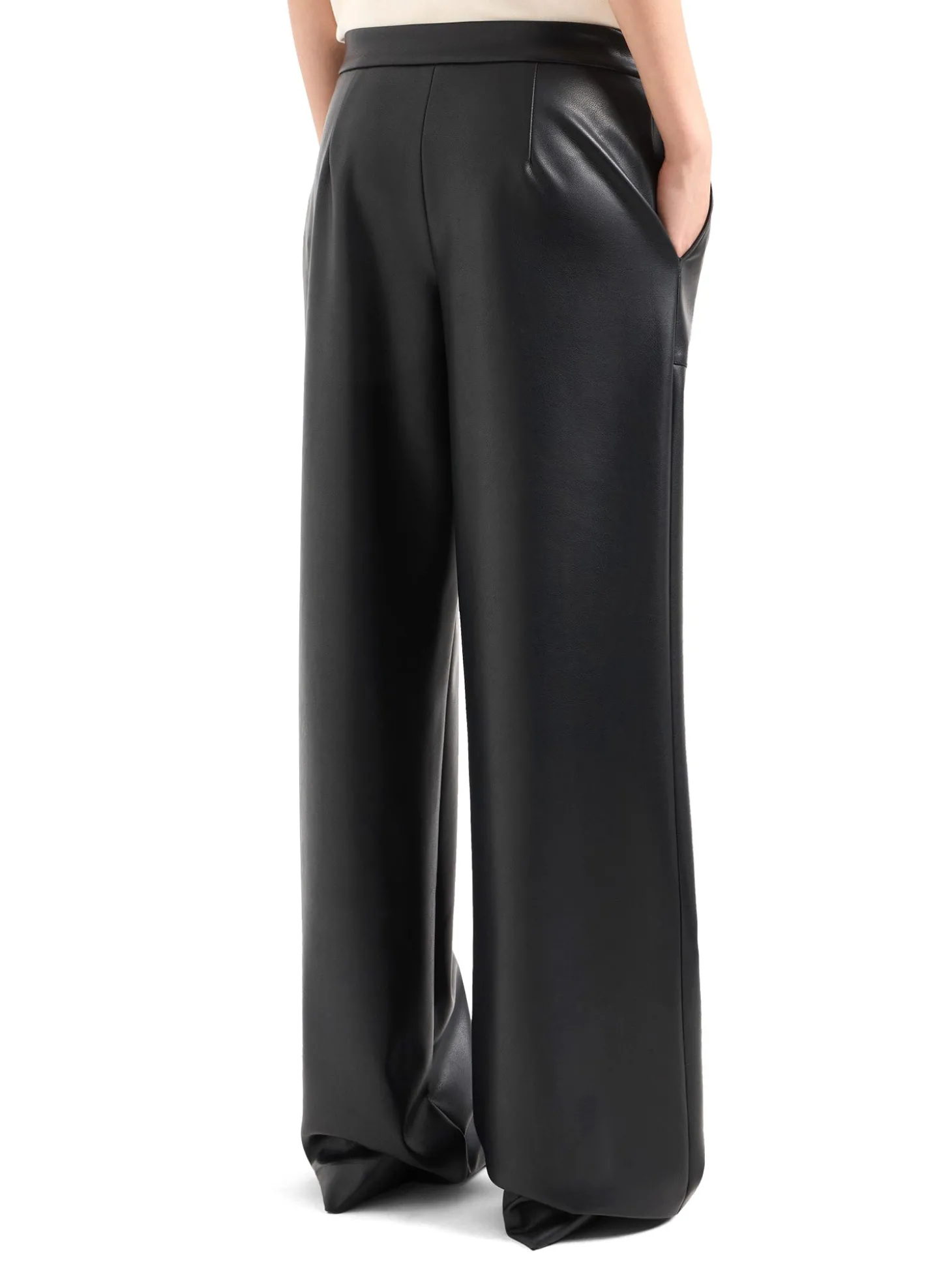 Pantalone chino palazzo nero