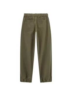 Pantalone chino parachute in twill militare
