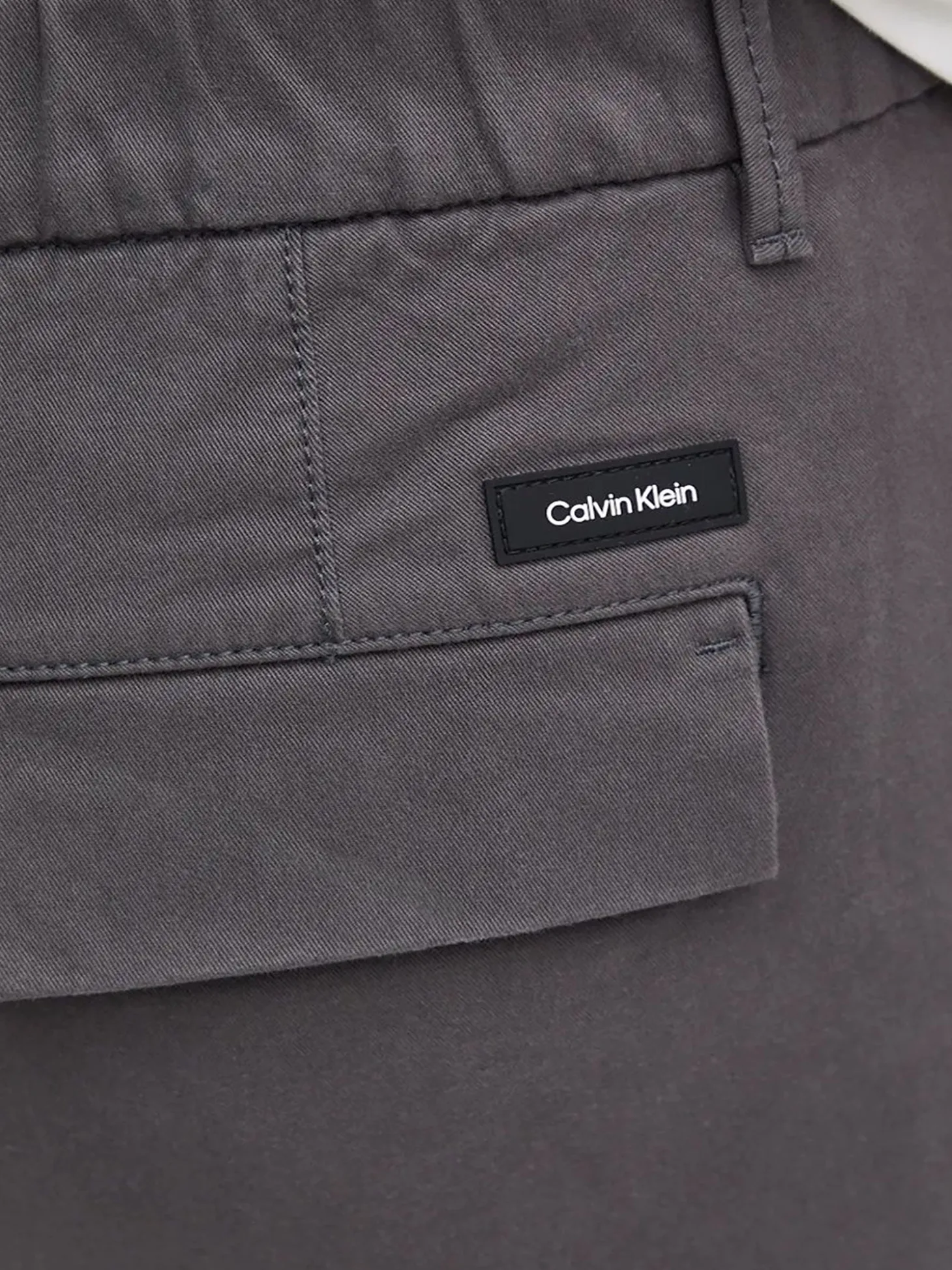 Pantalone chino Twill fumo di Londra