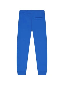 Pantalone jogger active stampa laterale bluette