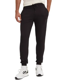 Pantalone jogger box logo nero