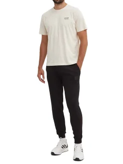 Pantalone jogger box logo nero