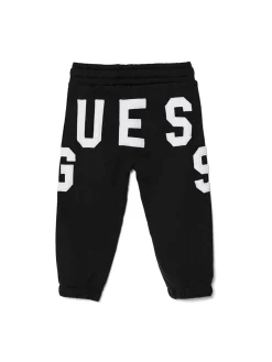 Pantalone jogger logo patch posteriore nero