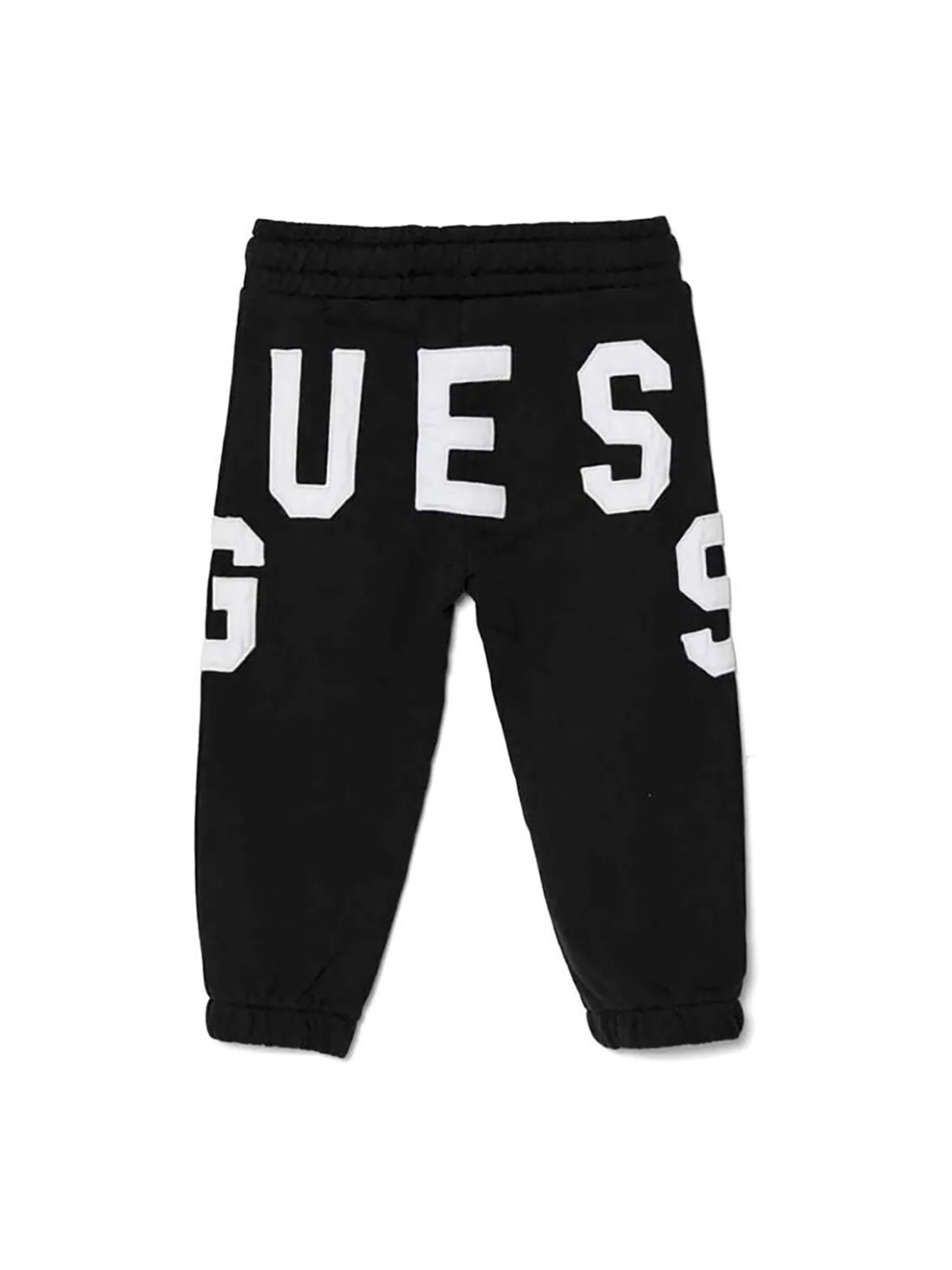 Pantalone jogger logo patch posteriore nero