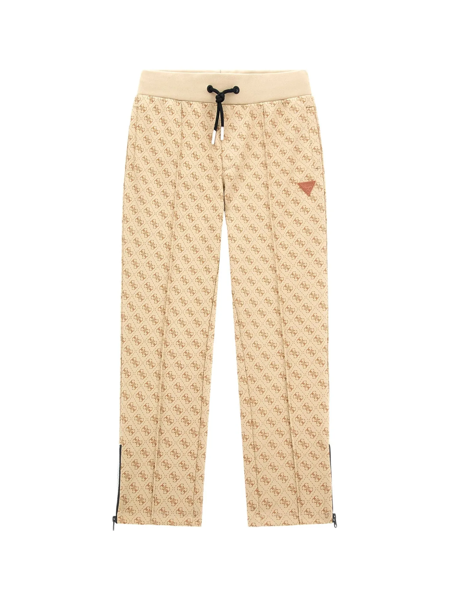 Pantalone jogger Mini Me stampa 4G allover beige/bianco