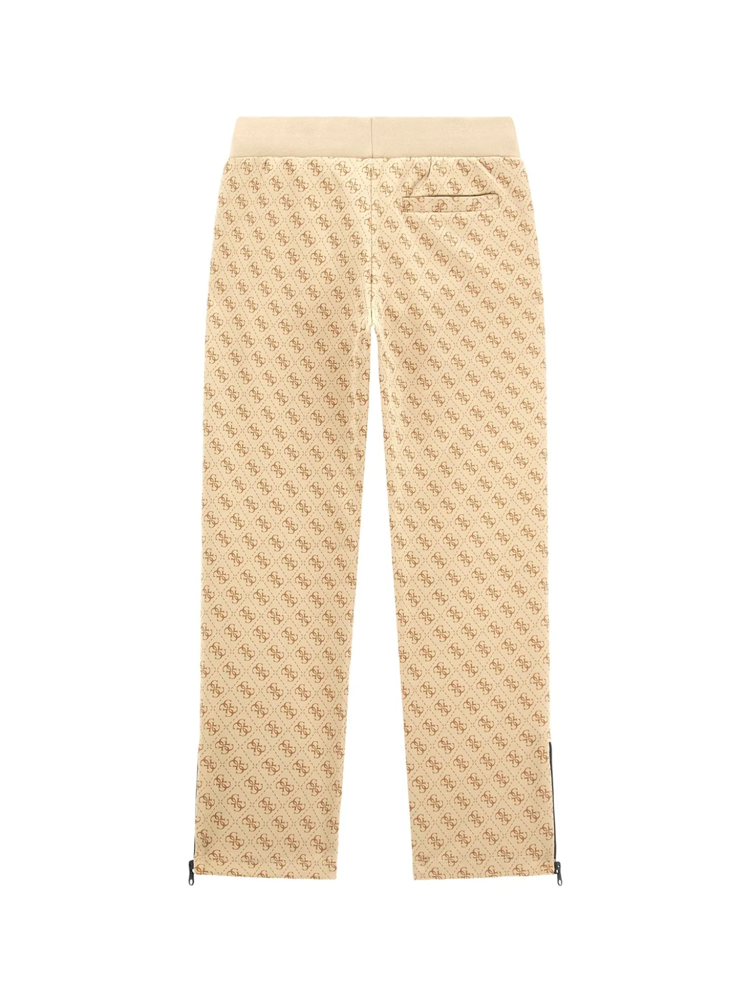 Pantalone jogger Mini Me stampa 4G allover beige/bianco