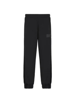 Pantalone jogger oversize box logo 7 lines nero