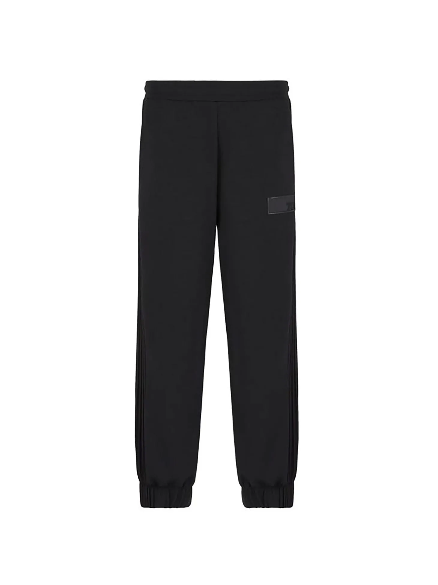 Pantalone jogger oversize box logo 7 lines nero