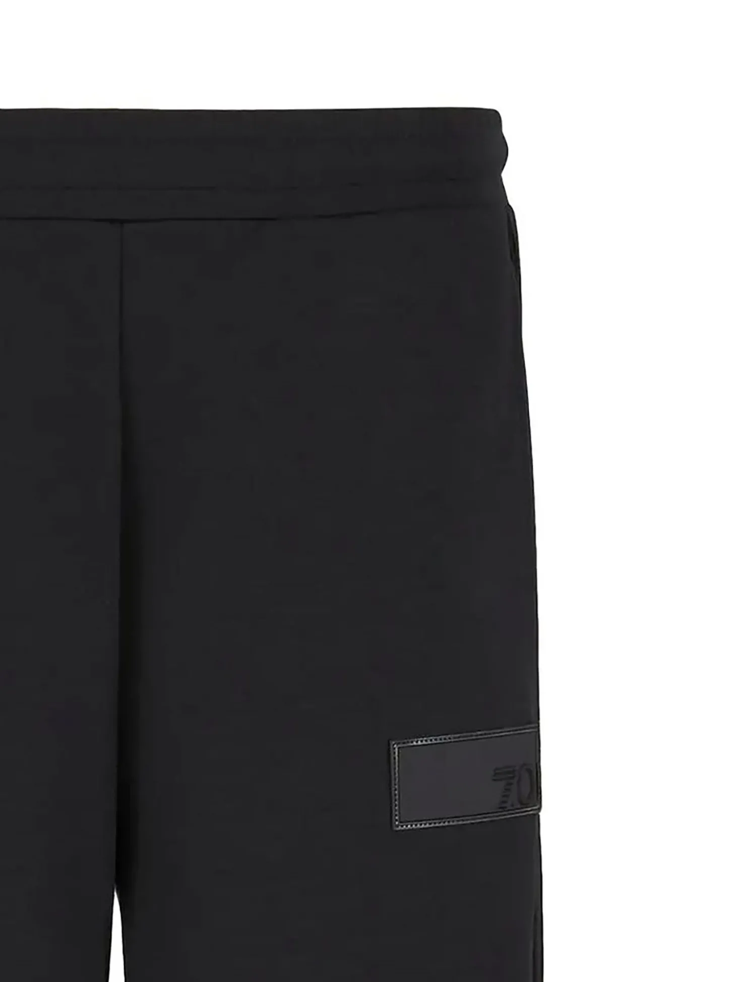 Pantalone jogger oversize box logo 7 lines nero