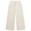 Pantalone joggimg logo allover panna