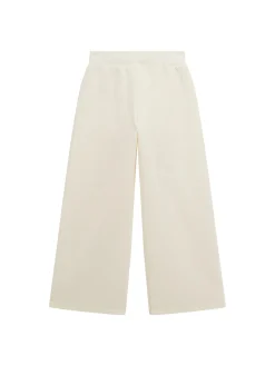 Pantalone joggimg logo allover panna