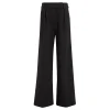 Pantalone kids palazzo con pinces nero