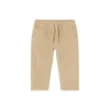 Pantalone micropanno jogger beige