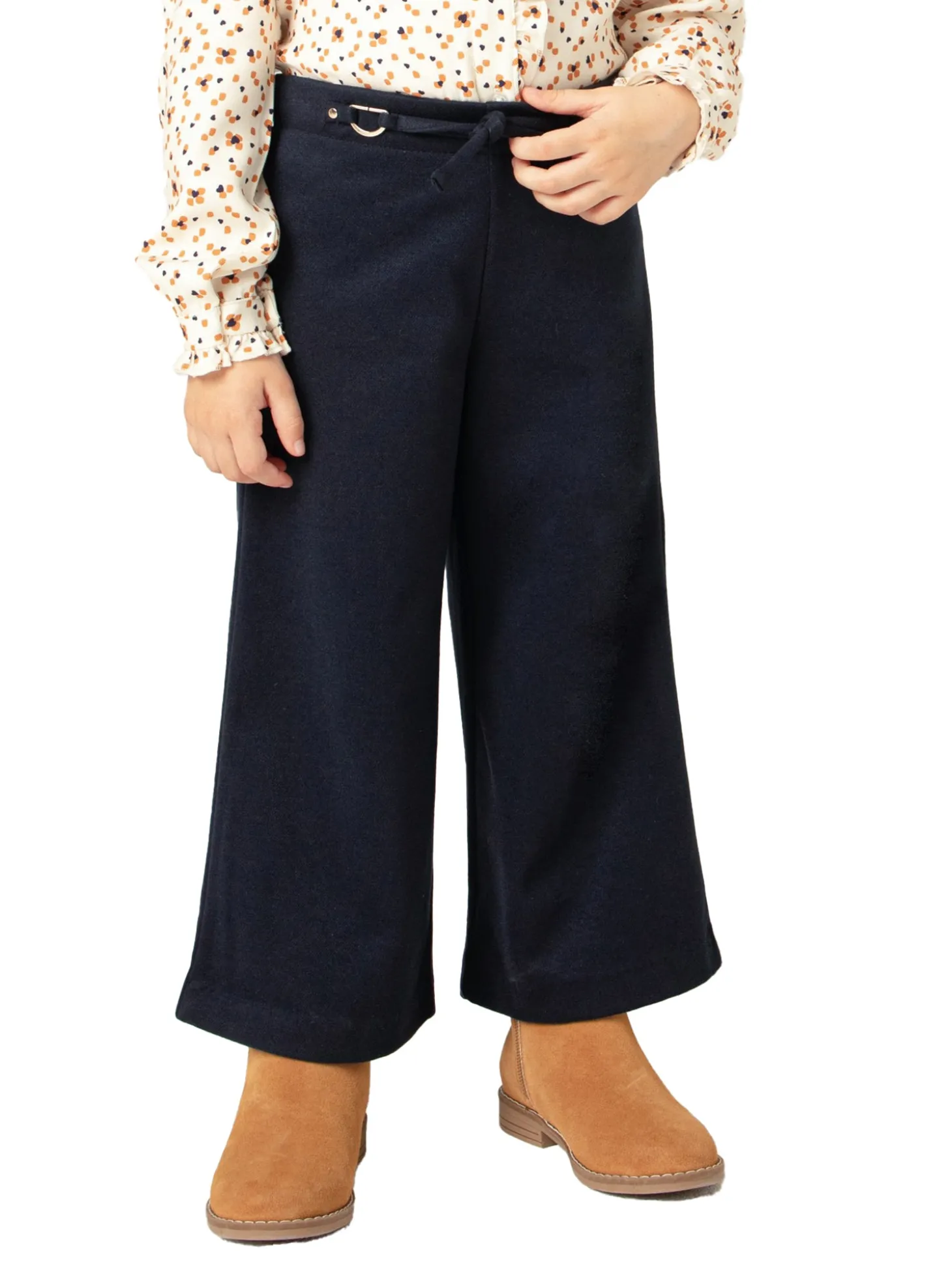 Pantalone palazzo blu