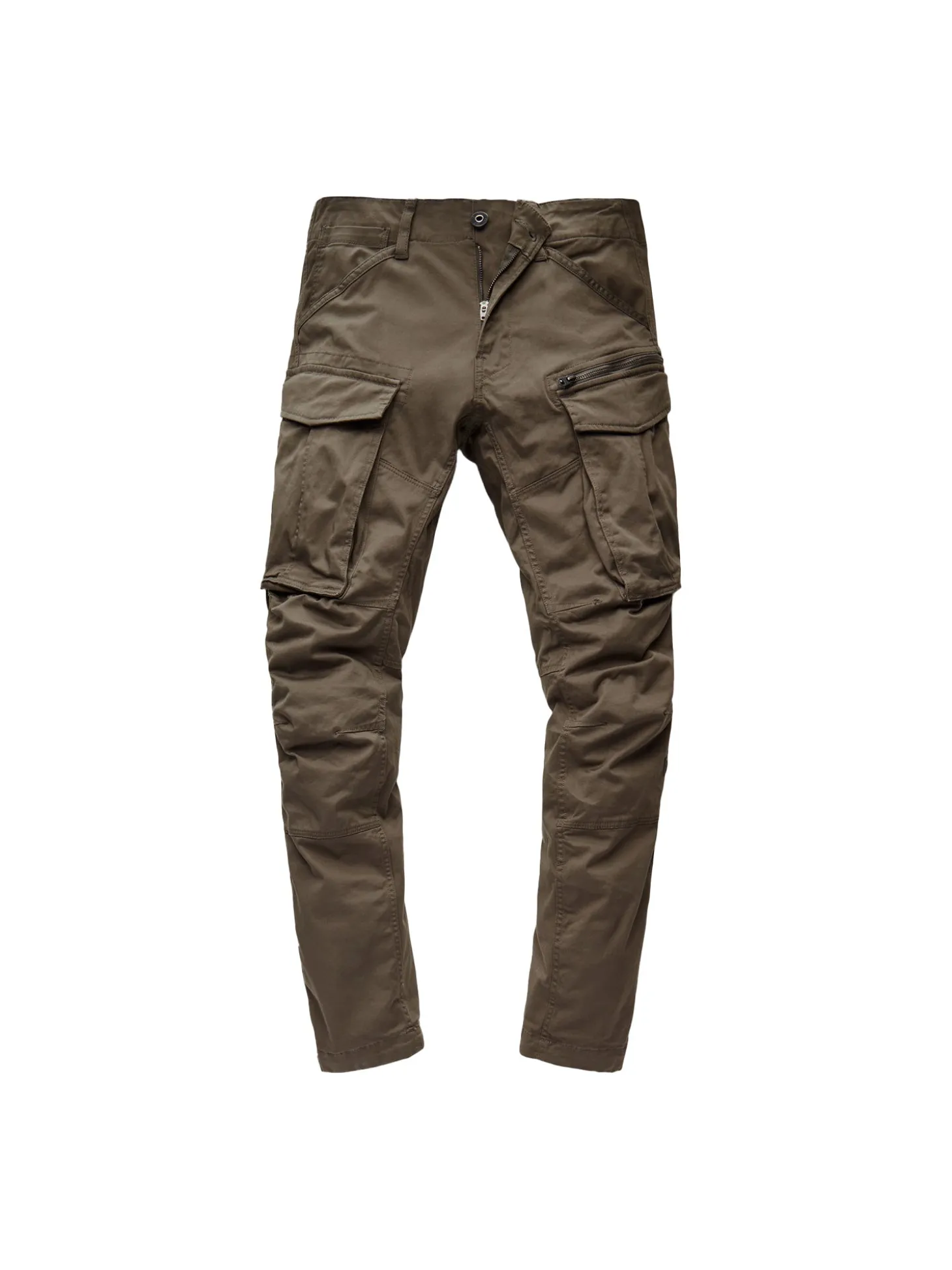 Pantalone Rovic zip 3d regular grigio medio