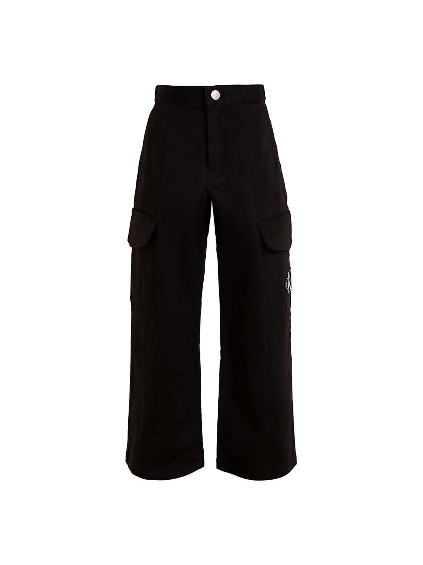 Pantalone teen cargo utility nero